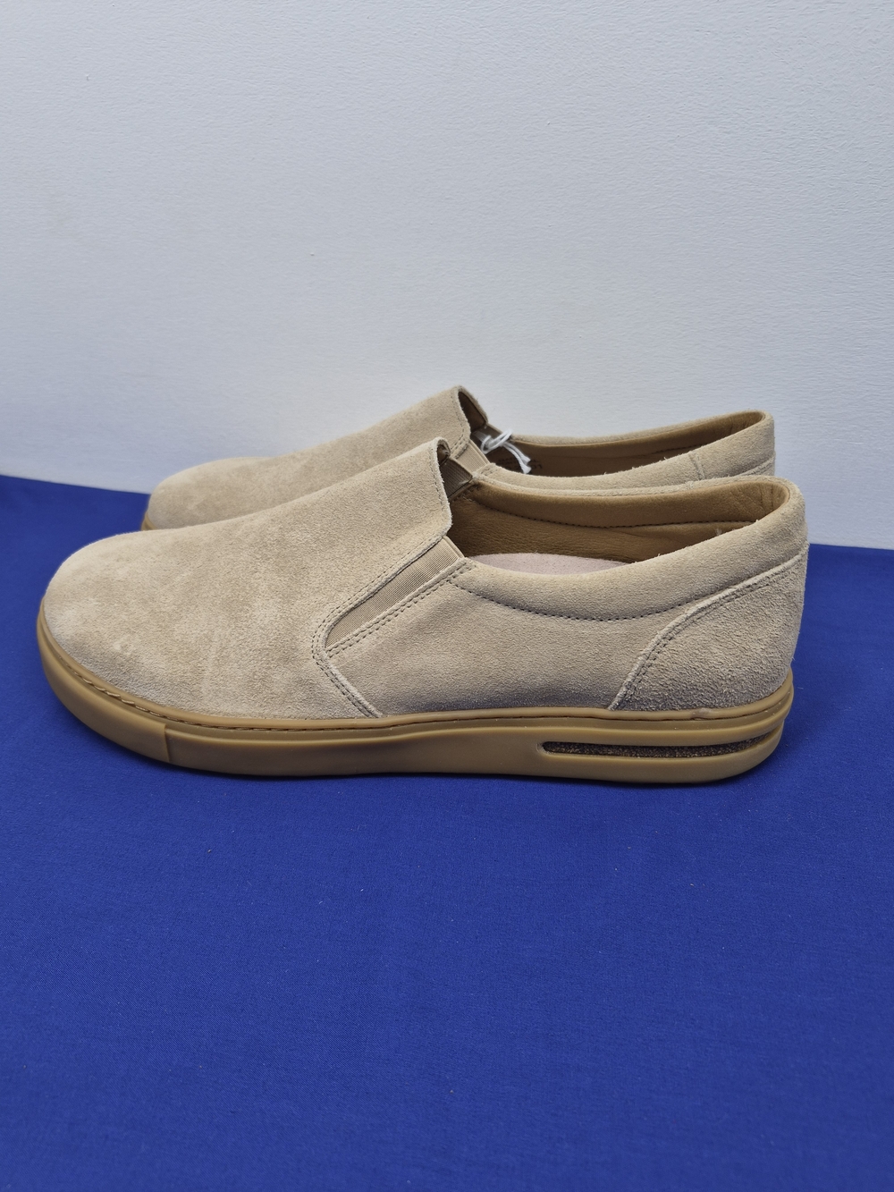 Birkenstock NWT SIZE 11 Oswego Suede Leather Slip-on sneaker streetwear neutral - Picture 2 of 13